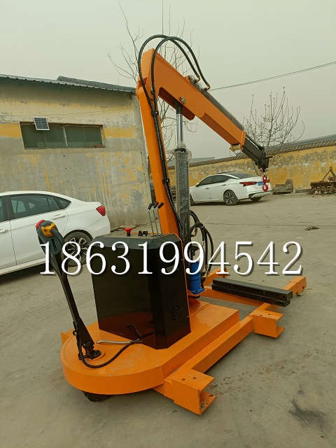 铁门关市自卸车厢随车吊 自制轮式四不像起重机 四驱平板吊 5吨 贵盛